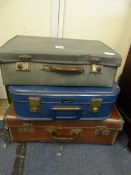 3 Vintage Suitcases