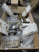 *Box Containing Large Quantity of Brass Cast Iron & Cast Aluminium Fire Grates & Fronts