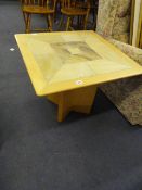 Tile Topped Coffee Table