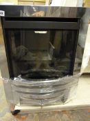 *Legend Fires Gas Fired Coal Effect Fire with Polished Stainless Steel Trim