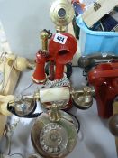 3 Vintage Style Telephones