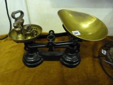 Antique Set of Scales & Weights
