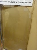 *Crystal Chrome Bath/Shower Screen