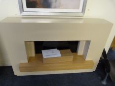 *Contemporary Electric Fire with Surround