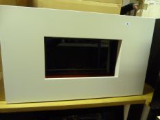 *Cream Wall Mounted Electric Fire