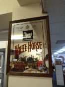 White Horse Whisky Picture Mirror