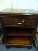 Mahogany Inlaid Bedside Cabinet