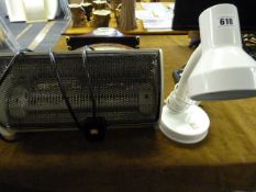Electric Heater & Desk Lamp