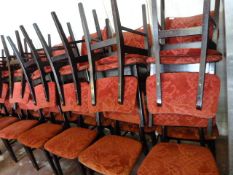 31 Hardwood Dining Chairs with Upholstered Seats & Backs