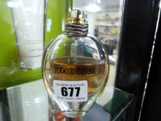 *Part Bottle of Roberto Cavalli Perfume