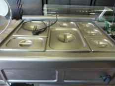 7 Pot Stainless Steel Bain Marie
