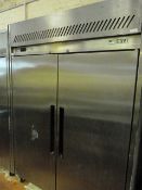 Williams Refrigeration Limited Stainless Steel 2 Door Refrigerator Model HJ23A