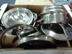 *KS Stainless Steel Cookware - 13 Piece & F/Ware Ceramic Knives