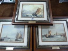 3 Framed Seascape Prints