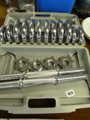 *Cased Set of Dumbbells