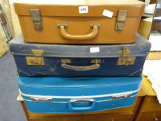 3 Vintage Suitcases