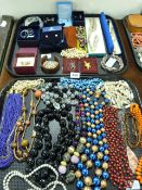 2 Trays of Costume Jewellery