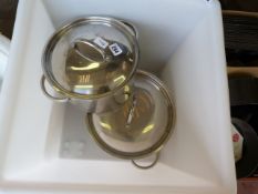 4 Stainless Steel Saucepans