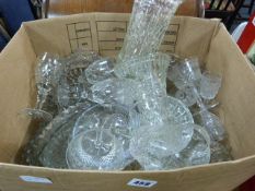 Box of Glass - Glasses - Vases etc