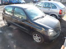 Renault Clio Registration Number 02 Reg
