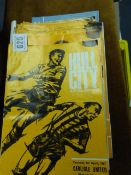 Collection of Hull City Programmes from the 60's