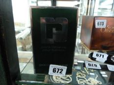 *Bottle of Paco Robanne Aftershave