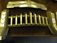 Heavy Brass Fire Grate