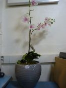 *Artificial Potted Orchid