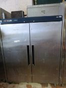 Williams Stainless Steel Upright 2 Door Refrigerator Model Number HG2TSS