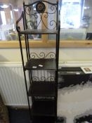 Wrought Iron 5 Tier Display Unit