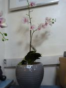 *Artificial Potted Orchid