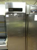 *Foster Upright Stainless Steel Single Door Freezer