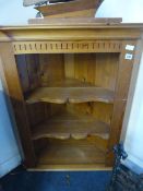 Pine Corner Cabinet