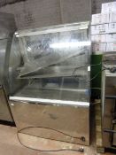 Polished Stainless Steel & Plate Glass Refrigerated Display Unit