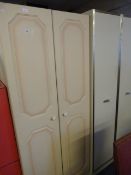 Cream Double Wardrobe