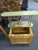 Wood Planter & Shelf Unit