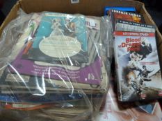 Box containing Cds - Dvds & ~Song Books