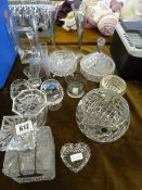 Collection of Cut Glass & Other Glassware