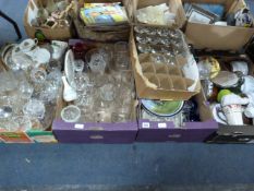 4 Boxes of China & Glassware
