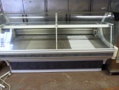 Serve Over Deli Style Counter with Plate Glass Front & Stainless Steel Rear