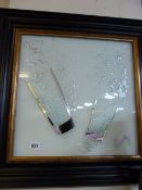 Framed Decorative Glass Picture