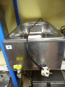 Stainless Steel Single Pot Wet Bain Marie