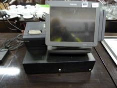 Toshiba Electronic Touch Screen Point of Sale Cash Register with Epsom Thermal Printer & Cash