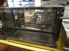 Stainless Steel & Plate Glass Heated Display Cabinet