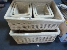 Quantity of Wicker Baskets