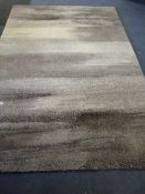 *8 x 6 Brown & Cream Floor Rug