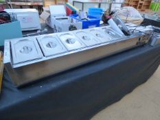 Polar Refrigeration 7 Pot Salad Unit