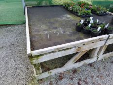 Tanalised Work Bench with Capillary Matting