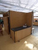 Slat Walling and Cupboard around boiler