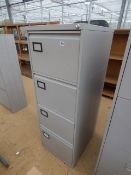 Grey 4 Drawer Foolscap Filing Cabinet